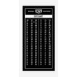 Chalkboard Outchart Black on white background