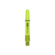 Pro Grip EVO aluminium shaft with nylon top in bright green for darts