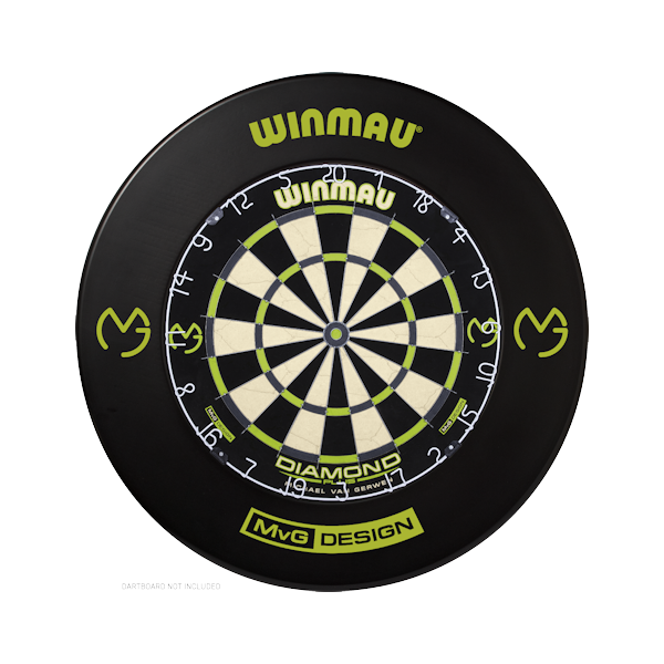 MvG Black Surround showing dartboard which is not included