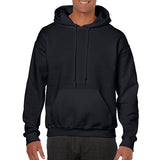 Adult Keep Calm and Dart On Hoodie Black Front