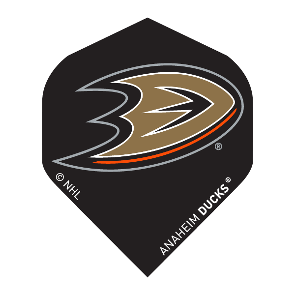 NHL® Anaheim Ducks® Black Brass Darts flight