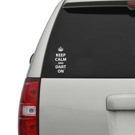Car Keep On and Dart On Decal