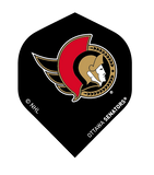 NHL® Ottawa Senators®Black Brass Darts flight