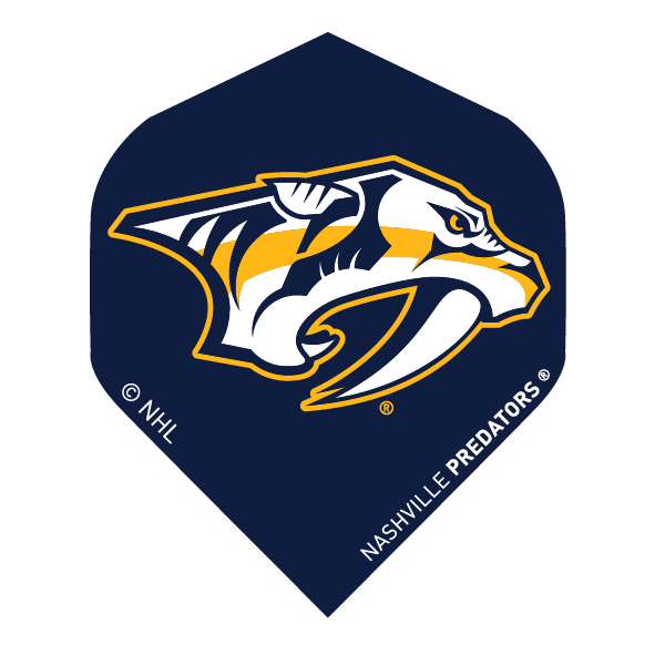 NHL® 80% Nashville Predators® Tungsten Darts flight