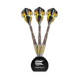 Target Display Stand showing phil taylor darts