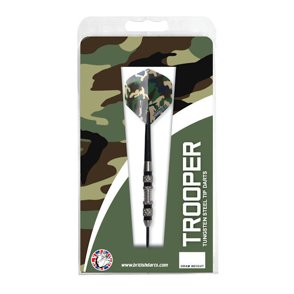 Trooper 80% Tungsten Darts packaging